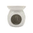 White Ceramic Oil Wax Melt Burner 10cm