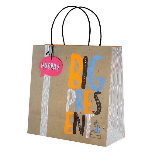 Hallmark Neon Hooray Gift Bag Large