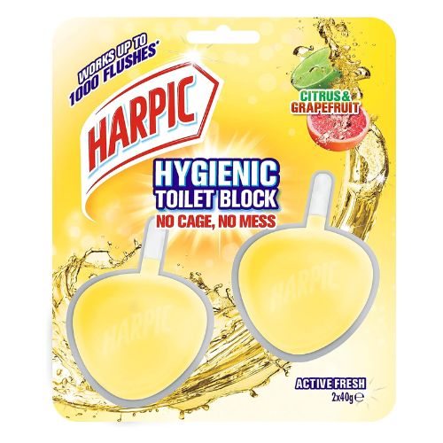 Harpic Hygienic Toilet Block Twin pack