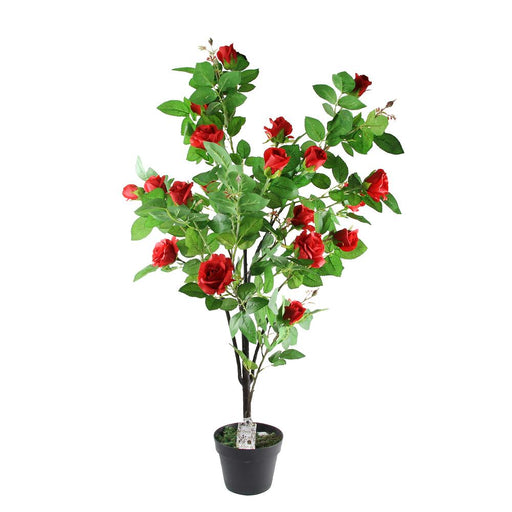 Artificial Red Rose Tree Indoor Outdoor