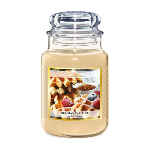 Fragrance Belgian Waffles Scented Jar Wax Candle 18oz