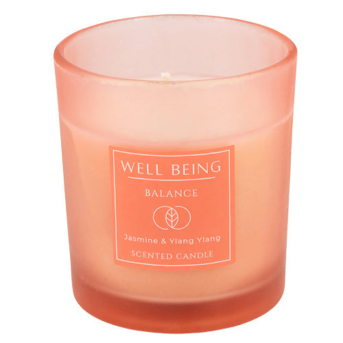 Well Being Balance Jasmine & Ylang Ylang Frosted Scented Candle 4oz