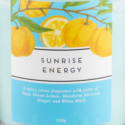 Sunrise Energy Scented Large Jar Candle 18oz