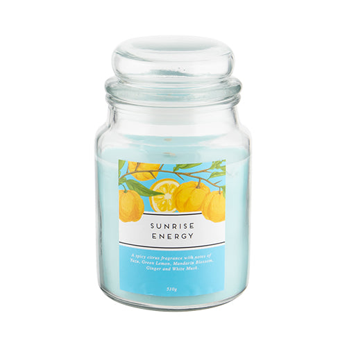 Sunrise Energy Scented Large Jar Candle 18oz