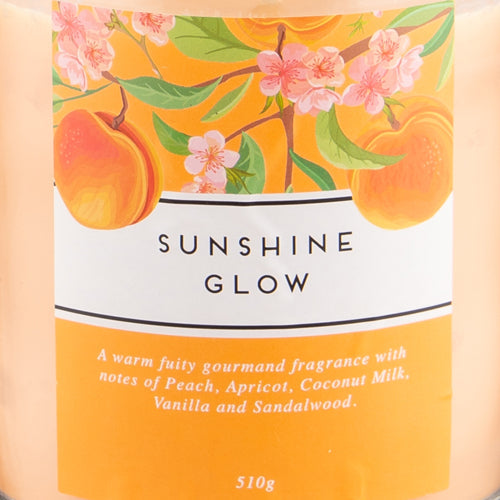 Sunshine Glow Scented Large Jar Candle 18oz