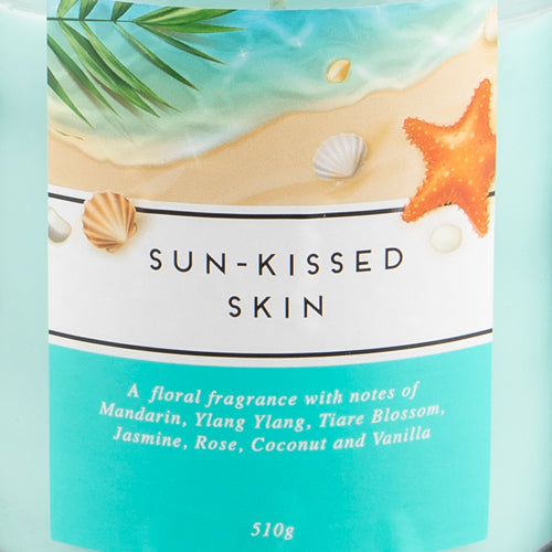 Sun-Kissed Skin Scented Large Jar Candle 18oz