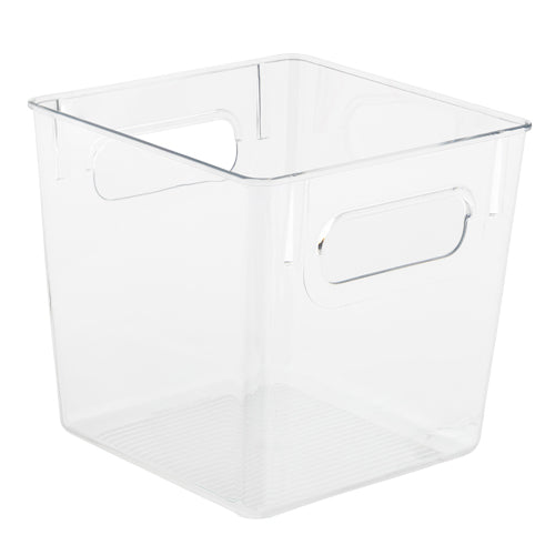 Clear Plastic Fridge Storage 15.5cm x 15.5cm x 14.5cm