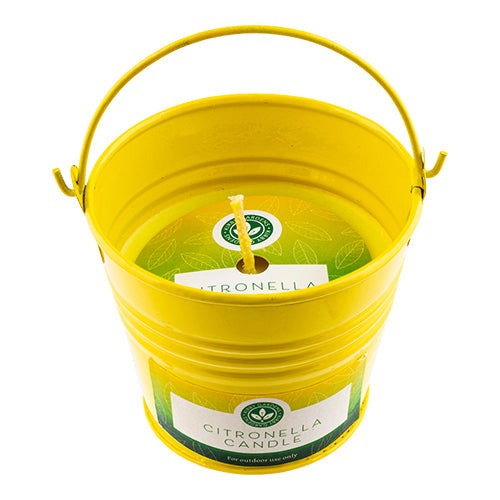 Citronella Metal Bucket Candle 8cm