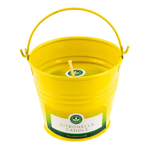 Citronella Metal Bucket Candle 8cm