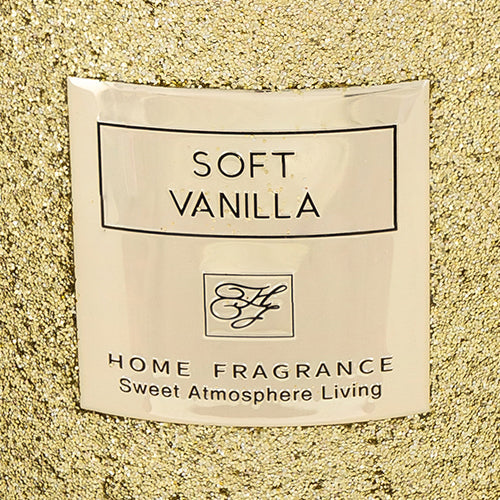 Home Fragrance Soft Vanilla Gold Glitter Candle