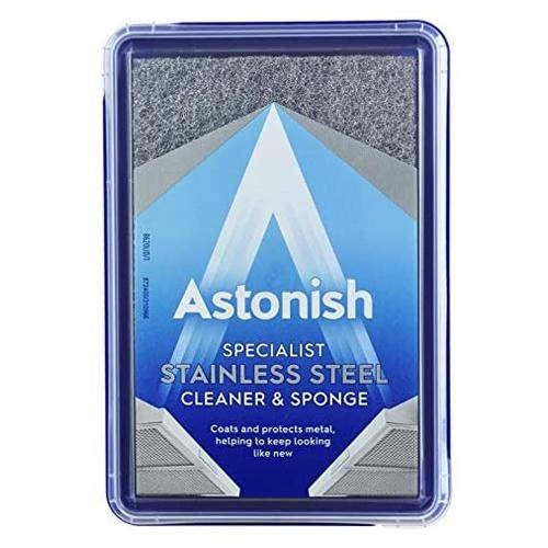 Astonish Specialist Stainless Steel Cleaning Paste + Sponge 250g