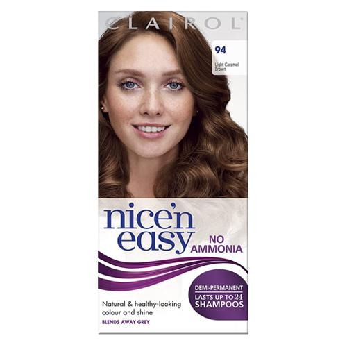 Clairol Nice n Easy Hair Colour in Light Caramel Brown 94