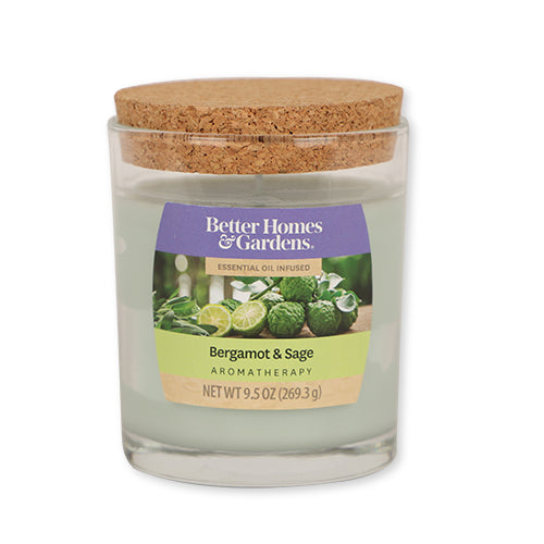 Better Homes & Gardens Bergamot & Sage Candle 9.50z