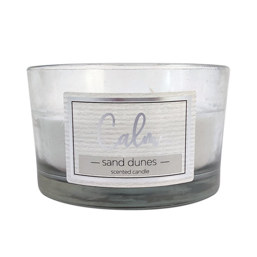 Sand Dunes Scented Calm Wax Glass Candle 12oz