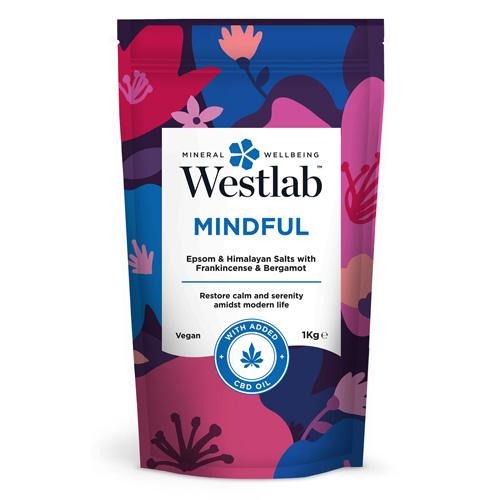 Westlab Mindful Epsom & Himalayan Salts With Frankincense & Bergamot 1kg