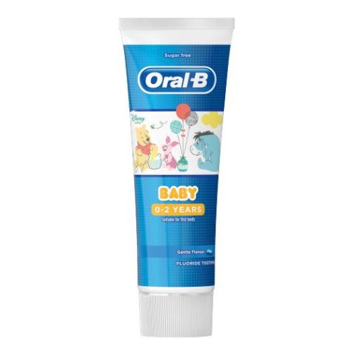 Oral-B 0-2 Years Sugar Free Baby Toothpaste Gentle Flavor 75ml