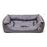 Petface Dog Bed Waterproof Extra Large Grey and Cream 82cm x 75cm