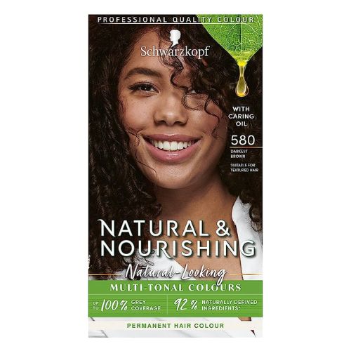 Schwarzkopf Natural & Nourish Darkest Brown 580 Permanent Hair Colour