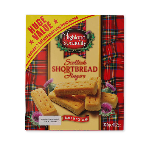 Highland Speciality Scottish Shortbread Fingers 320g