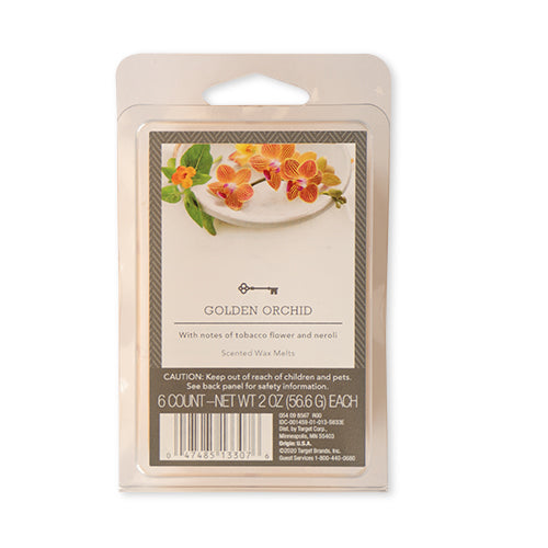 Golden Orchid Scented Wax Melts 6 Pack