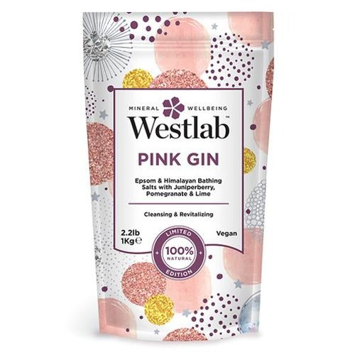 Westlab Pink Gin Epsom Bath Salts 1kg