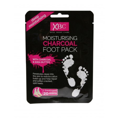 XBC Moisturising Charcoal Foot Pack with Shea Butter