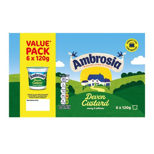 Ambrosia Devon Custard 6 x 120g