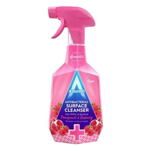 Astonish Anti-Bacterial Cleanser Spray Pomegranate & Raspberry 750ml