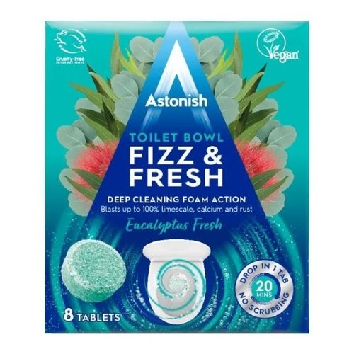 Astonish Toilet Bowl Fizz & Fresh Eucalyptus Fresh 8 Tablets