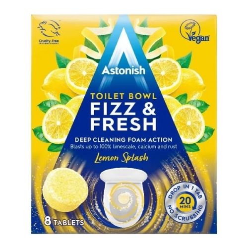 Astonish Toilet Bowl Fizz & Fresh Lemon Splash 8 Tablets