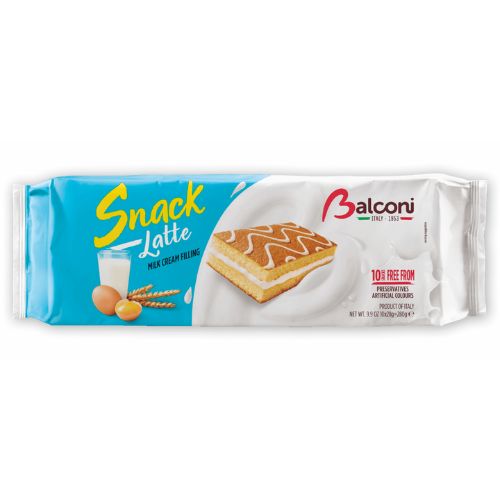 Balconi Snack Latte Milk Cream Cakes 10 Pk 280g