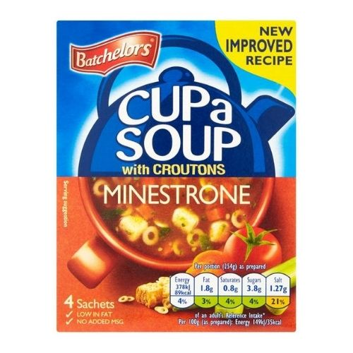 Batchelors Minestone Cup A Soup with Croutons 4 Pack