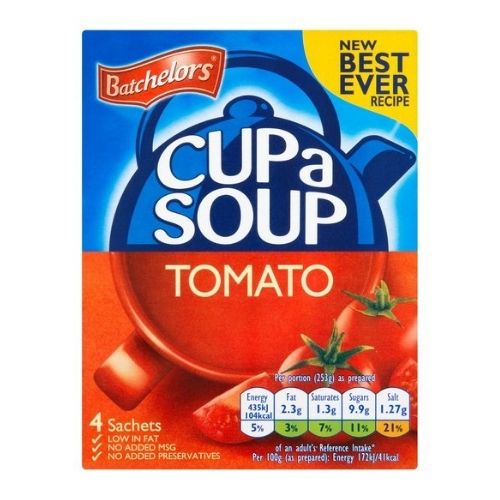 Batchelors Tomato Cup A Soup 4 Pack