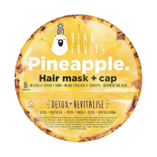 Bear Fruits Pineapple Hair Mask and Cap