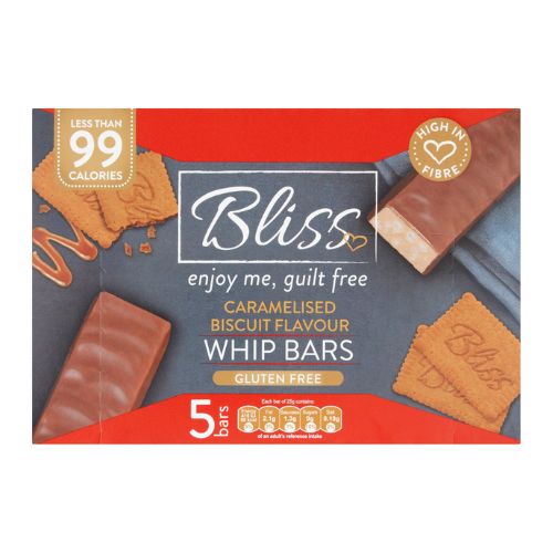 Bliss Caramelised Biscuit Flavour Whip Bars 5 x 25g