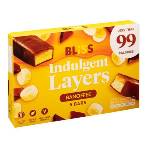 Bliss Indulgent Layers Banoffee Bars 5 x 25g