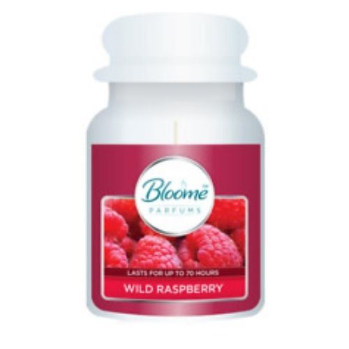 Bloome Glass Jar Candle Wild Raspberry 18oz 510g