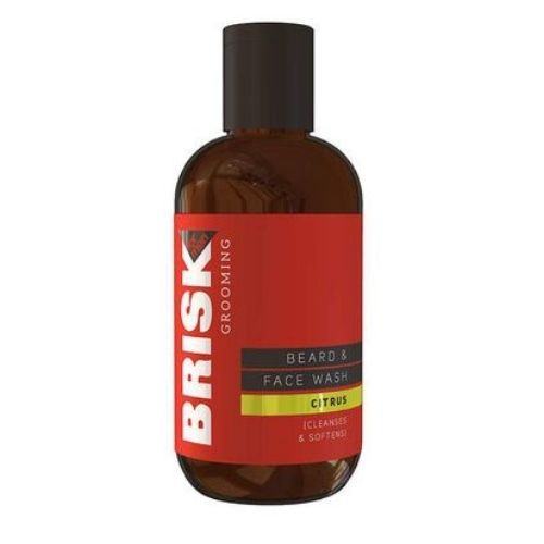 Brisk Beard and Face Citrus Wash 150ml