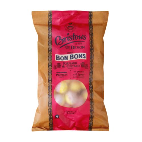 Bristows Of Devon Chewy Bon Bons Rhubarb & Custard 150g