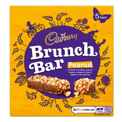 Cadbury Brunch Bar Peanut 5pk 160g