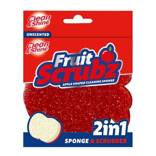 Clean and Shine Fruit Scrubz Sponge and Scrubber