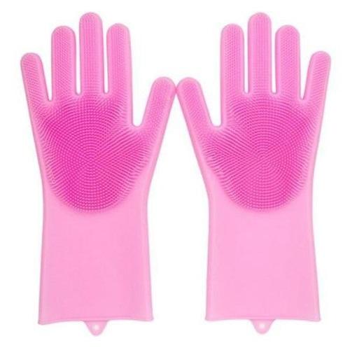 Clean & Shine Scrub Magic Silicone Gloves