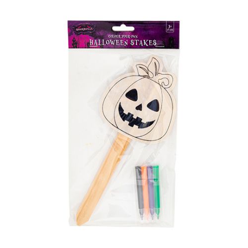 Colour Your Own Halloween Stakes Assorted Designs