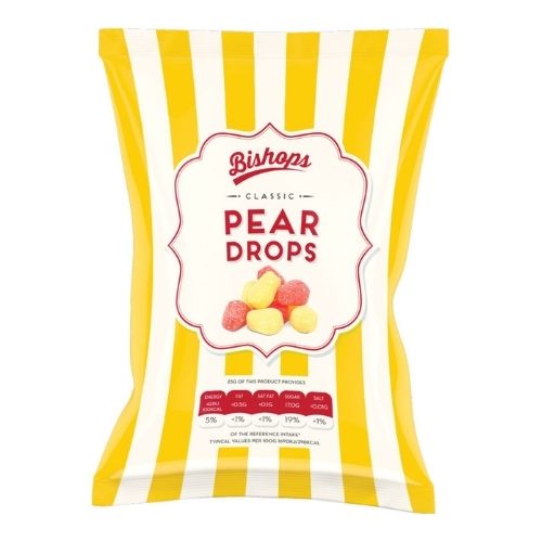 Bishop's Pear Drop Sweets 170g