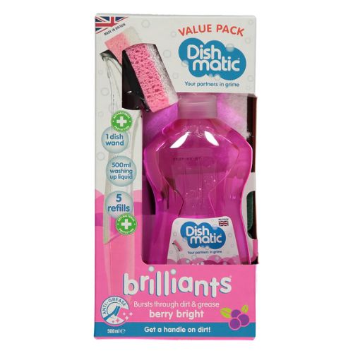 Dishmatic brilliants Berry Bright Value Pack 500ml