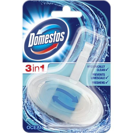 Domestos 3 in 1 Ocean Rim Block Toilet Cleaner 40g