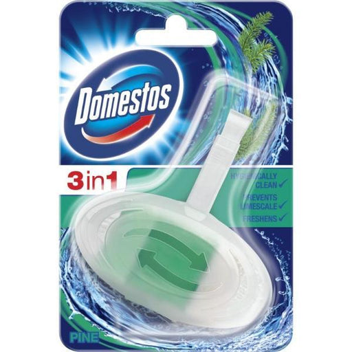 Domestos 3 in 1 Pine Rim Block Toilet Cleaner 40g