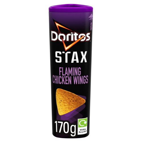 Doritos Stax Flaming Chicken Wings Corn Chips 170g