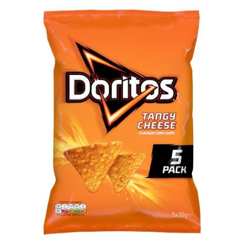 Doritos Tangy Cheese Tortilla Chips 5 Pack