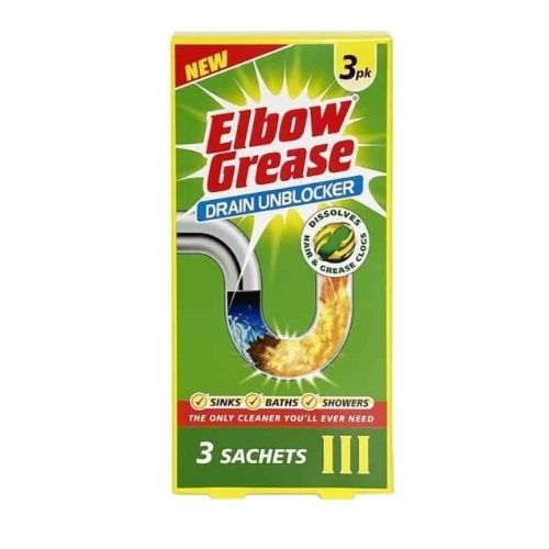 Elbow Grease Drain Unblocker 3Pk